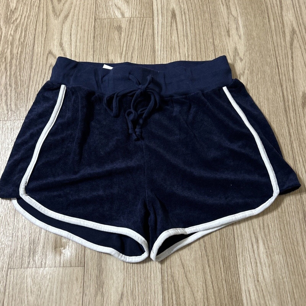 Trixxi Shorts Size Medium Navy Blue Womens Tie NWT‎